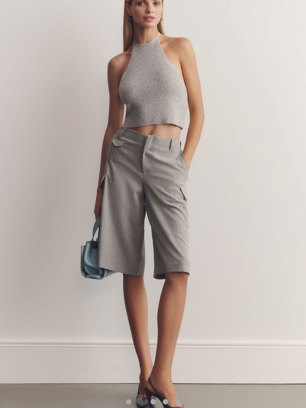 Anthropologie Maeve Backyard Slouchy Bermuda Shorts